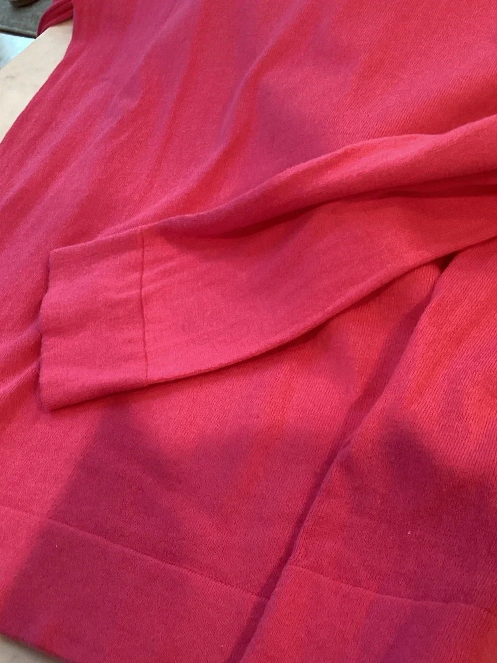 J. Crew Long Sleeve Crewneck Sweater - Hot Pink